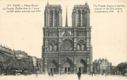 75 - PARIS - CATHEDRALE NOTRE DAME - Notre Dame De Paris