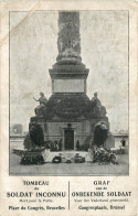 BELGIQUE   BRUXELLES  TOMBEAU DU SOLDAT INCONNU  - Monuments, édifices