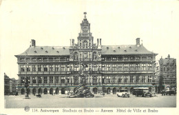BELGIQUE  ANTWERPEN  STADHUIS EN BRABO   ANVERS HOTEL DE VILLE ET BRABO - Antwerpen