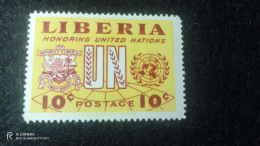 LİBERİA-1950-60         10  CENT            UNUSED - Liberia