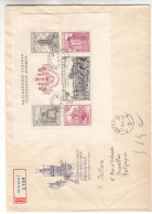 Tchècoslovaquie - Lettre Recom De 1955 - GF - Oblit Ostrava - Ponts - - Lettres & Documents