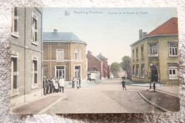 CPA Couleur, Houdeng-Aimeries "Quartier De La Maison Du Peuple" - La Louvière