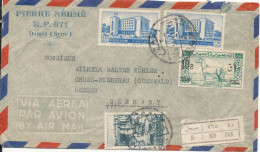 Syria Registered Air Mail Cover Sent To Germany 18-5-1951 - Syrien