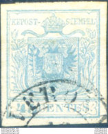 Lombardo Veneto. Stemma, Carta A Mano 45 C. I Tipo 1850. Usato. - Sin Clasificación