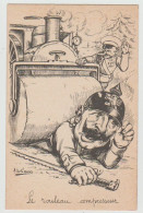 Militaire - Guerre 14-18 /  Humour, Caricature, Satire : " Le Rouleau Compresseur ". Illustrateur A. De Caunes. - Guerre 1914-18