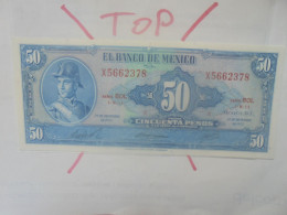 MEXIQUE 50 PESOS 1972 Neuf (B.33) - Messico