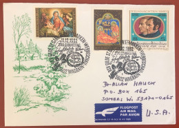 Letter From Wagrain (Austria) To Somers - New York (United States) - 1992 - Air Mail - Sobres