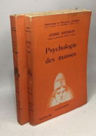 Psychologie Des Masses (1943) + La Loi Des Révolutions (1950) / Bibliothèque De Philosophie Scientifique - Psicología/Filosofía