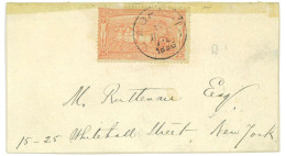 P3375 - GREECE 1896 SET, 25, ON PARTIAL COVER, FROM THE US EMBASSY IN GREECE TO N.YORK CANCELLED ATHINAI I JULY - Verano 1896: Atenas