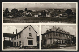 AK Blankenheimerdorf, Handlung Un Bäckerei Jos. Schmitz, Schule  - Autres & Non Classés