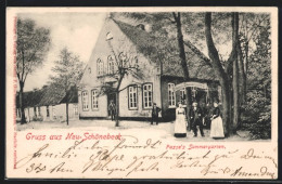 AK Neu-Schönebeck, Gasthaus Passe`s Sommergarten  - Other & Unclassified
