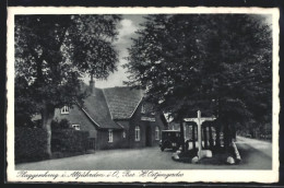 AK Altjührden, Strasse Mit Gasthof Plaggenkrug  - Other & Unclassified