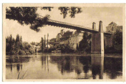 VIENNE - LA ROCHE-POSAY-les-BAINS - Le Pont Suspendu Sur La Creuse - R. Dorange, édit - N° 5 - La Roche Posay