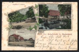 AK Schafwedel B. Bodenteich, Gasthaus F. Schulze, Stemken-Mühle, Dorfstrasse  - Other & Unclassified