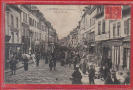 Carte Postale 27. Louviers  Jour De Marché Rue Du Neubourg Très Beau Plan - Louviers