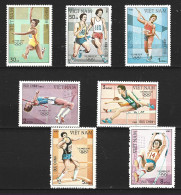 VIET NAM. N°435-41 De 1983. Athlétisme Aux J.O. De Los Angeles. - Ete 1984: Los Angeles