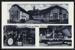 AK Nieder-Florstadt, Gasthaus Zur Waldeslust Von Anton Lux, Tanzsaal  - Other & Unclassified