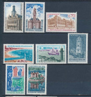 Timbre FRANCE Neuf Monuments Et Sites 1499** à 1506**  Château De Val Morlaix Rodez Boulogne Sur Mer La Baule* - Unused Stamps