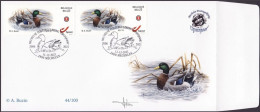 FDC - Duostamps / Mystamps° - Canard Colvert / Wilde Eend / Stockente / Mallard Duck - MPO - SIGNÉ/GETEKEND - BUZIN - 1985-.. Oiseaux (Buzin)