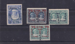 JOLI LOT DE TIMBRES NEUFS*  CROIX ROUGE DE 1927 SURCHARGES PLUS  MUESTRA. BELLE COTE TRES INTERESSANT - Nuovi