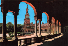 ESPAGNE - Sevilla - Galerie De La Place D'Espagne - Vue Panoramique - Carte Postale Ancienne - Sevilla