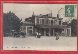 Carte Postale 27. Louviers La Gare  Très Beau Plan - Louviers