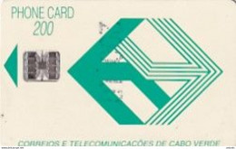 CAPE VERDE - Telecom Logo(green), First Issue 200 Units, CN : C3C543223, Tirage %90000, Used - Cabo Verde