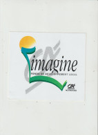 LD 61 : Autocollant :  Normand , Imagine , Banque  Crédit Agricole - Stickers