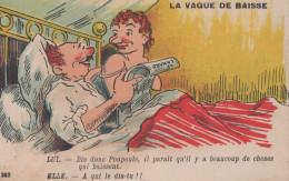 CPA  HUMOUR - La Vague De Baisse - "Dis Donc Poupoule,.. Beaucoup De Choses Qui Baissent" - N°362 - Edit. Artaud, Nantes - Humour