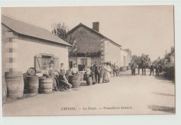 37 - AMBOISE - TOP CP - La Serpe Tonnellerie " DUHARD " Belle Animation Attelage Bon état - Amboise