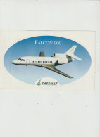 LD 61 : Autocollant : Avion  Dassault :  Falcon  900 - Aufkleber