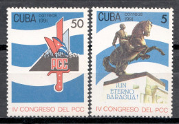Cuba 1991 / Communist Party Congress MNH Partido Comunista Kommunistische Partei / Cu20751  C1-7 - Ongebruikt