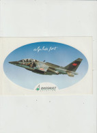 LD 61 : Autocollant : Avion  Dassault( Toulouse) :  Alpha  Jet - Stickers