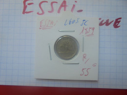 +++ESSAI TOP+++Léopold 1er. 5 Centimes 1859+++RARE+ESSAI+++ (A.5) - 5 Cents