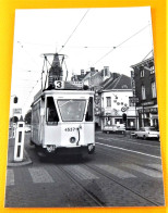 MERKSEM  -   Foto  Tramway  - Lijn Centraal Station-Zuidstation  (10.5 X 15 Cm) - Tranvía