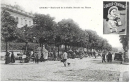 49 - ANGERS - Bd De La Mairie, Marché Aux Fleurs - PUBLICITE - - Angers