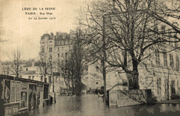 PARIS CRUE DE LA SEINE RUE DIAZ - Überschwemmung 1910