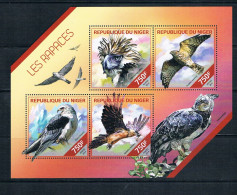 Bloc Sheet Oiseaux Rapaces Aigles Birds Of Prey Eagles Raptors   Neuf  MNH **  Niger 2014 - Águilas & Aves De Presa