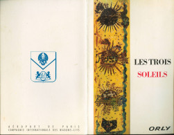 24 - MENU - LES TROIS SOLEILS - ORLY - 21 Avril 1967 - Menú