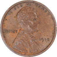 Monnaie, États-Unis, Cent, 1918 - 1909-1958: Lincoln, Wheat Ears Reverse