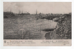 CPA - Grèce - Guerre 1914-15-16 - Baie De Salonique - Appontements Français - Non Circulée (pli) - Grèce