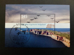 DEUTSCHLAND BLOCK 77 GESTEMPELT(USED) 100 JAHRE VOGELWARTE HELGOLAND 2010 STEMPEL BONN - Andere & Zonder Classificatie