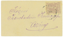 P3381 - GREECE , 5 LEPTA STAMP, ON SMALL ENVELOPE, INTERNAL MAIL - Ete 1896: Athènes