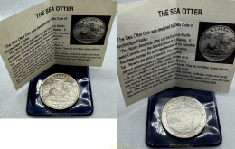 MEDALLA ALASKA 1991 THE SEAL OF THE STATE. The Anchorage Mint. THE SEA OTTER - Zonder Classificatie