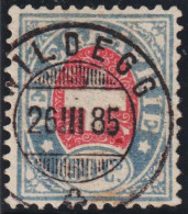 Heimat AG Wildegg 1885-03-26 FTelegraphenmarke 50 Cent - Télégraphe