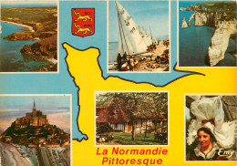 50 LA NORMANDIE PITTORESQUE MULTIVUES BLASON - Sonstige & Ohne Zuordnung