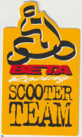 LD 61 : Autocollant :  Beta  Scooter  Team - Aufkleber