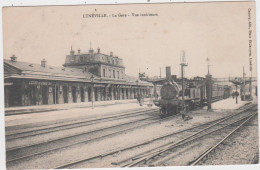 MEURTHE Et MOSELLE - LUNEVILLE - La Gare - Vue Intèrieure  ( Ecrite En 1913 / Train De Voyageurs à Quai) - Luneville