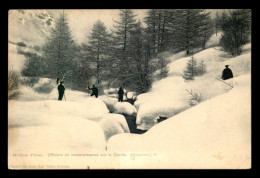 05 - OFFICIERS EN RECONNAISSANCE SUR LA CLAIREE - Other & Unclassified