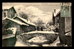 05 - GAP - LE PONT DE BURLE SOUS LA NEIGE - Gap